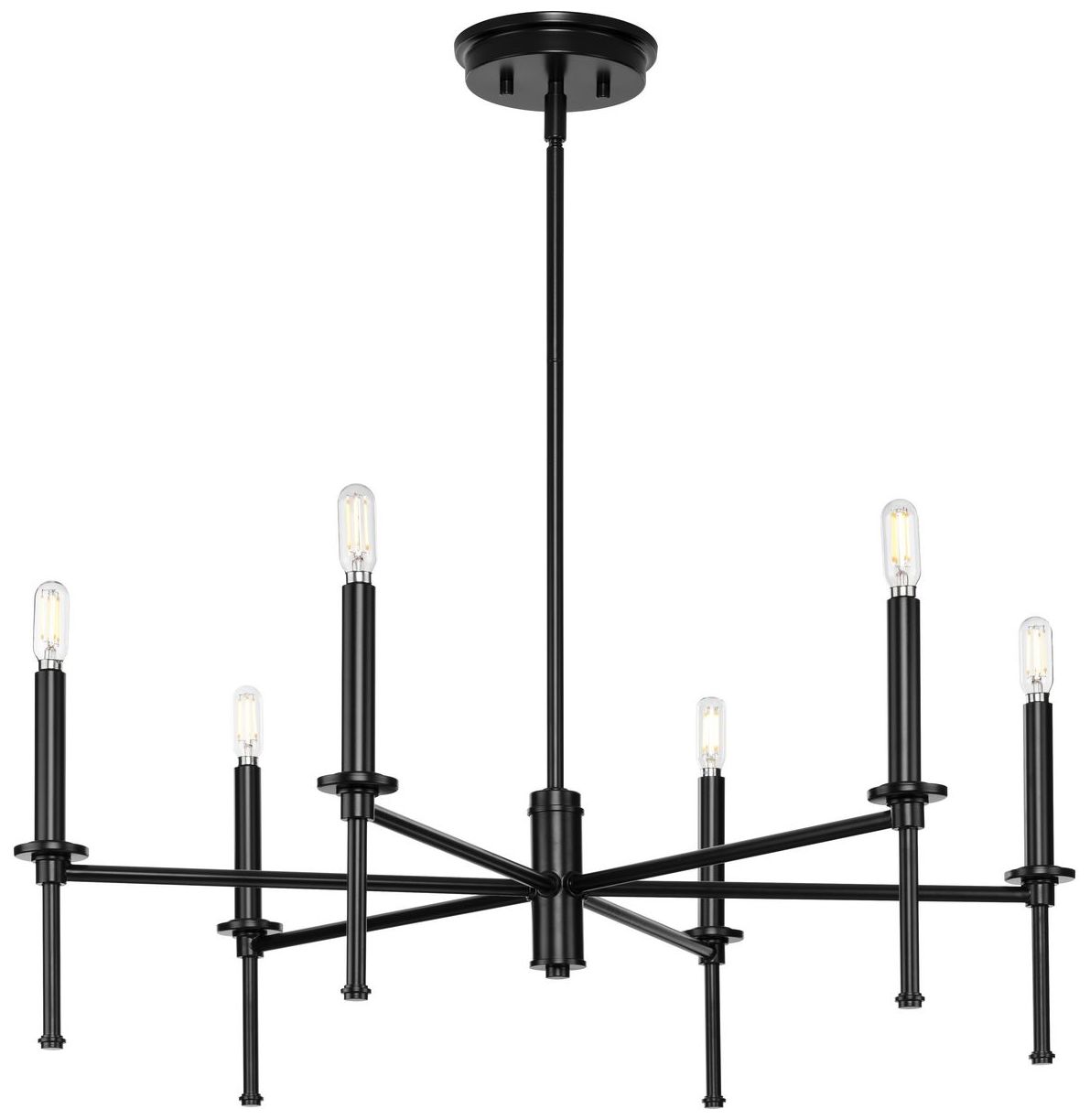 Elara Collection Six-Light Chandelier Light