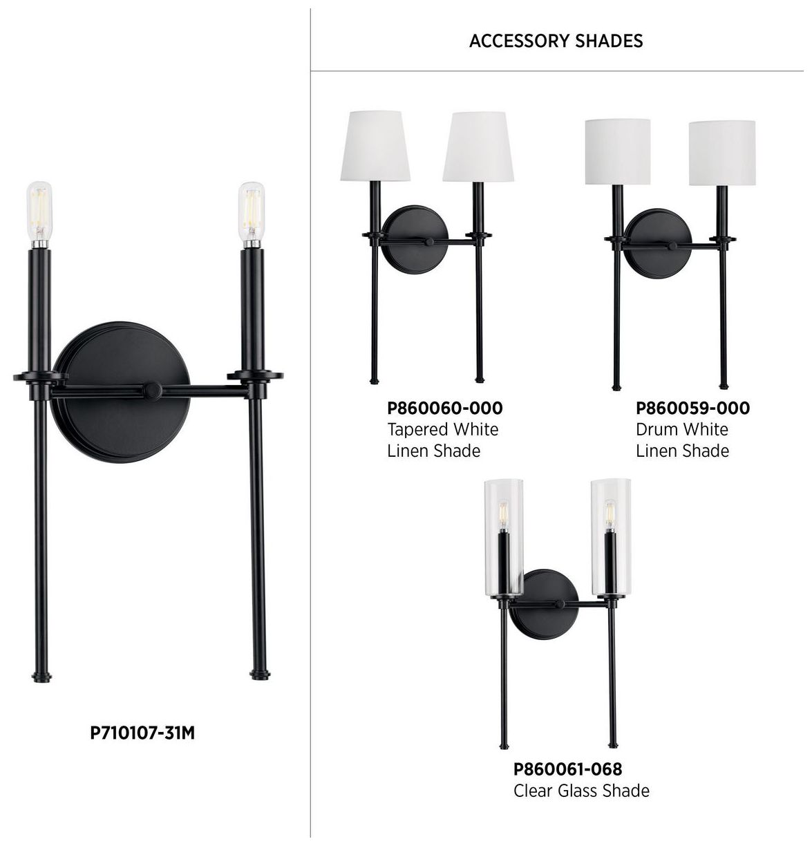Image 4 Elara Collection Two-Light Wall Light more views