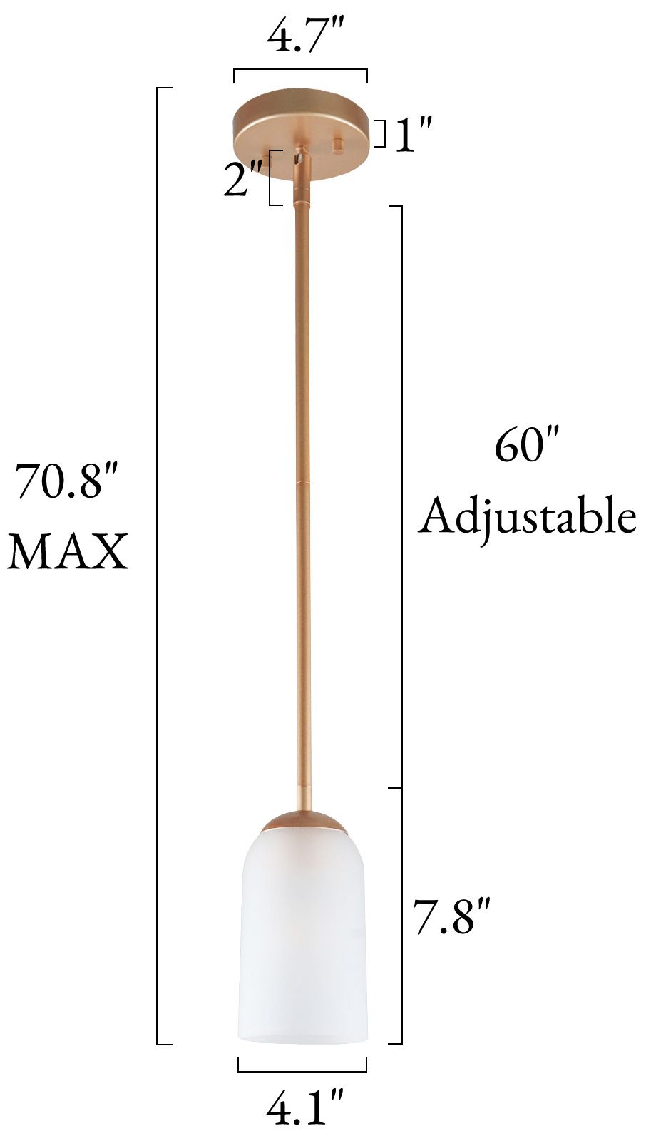 Image 2 Elara Modern Warm Gold 4.1" Wide 1-Light Frosted Glass Mini Pendant Light more views