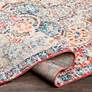 Thumbnail4 of Elaziz ELZ-2359 7'10"x10'3" Rose Navy Oriental Area Rug more views
