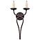 Elba Bronze 2-Light 24" High Savoy House Sconce
