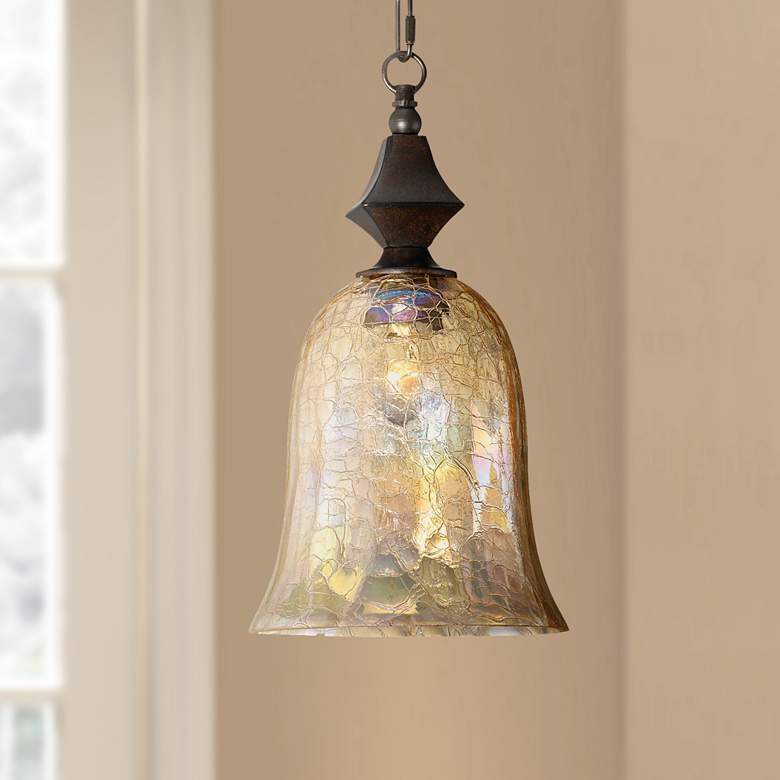 Image 1 Elba Collection 8 1/2 inch Wide Mini Pendant Chandelier