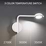3_Elbo 9.25"H x 14.38"W 1-Light Reading Light in White more views
