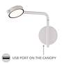 4_Elbo 9.25"H x 14.38"W 1-Light Reading Light in White more views