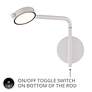 5_Elbo 9.25"H x 14.38"W 1-Light Reading Light in White more views