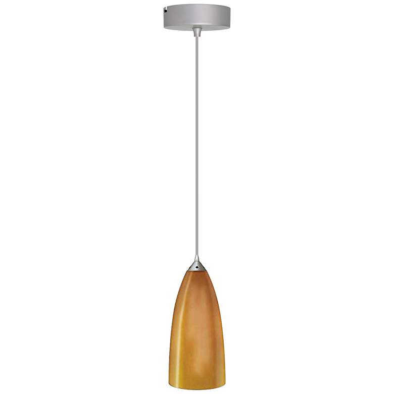 Image 1 Elco 3 1/2" Wide Autumn Glass Freejack Mini Pendant