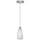 Elco 3 1/2" Wide Frost Glass Freejack Mini Pendant