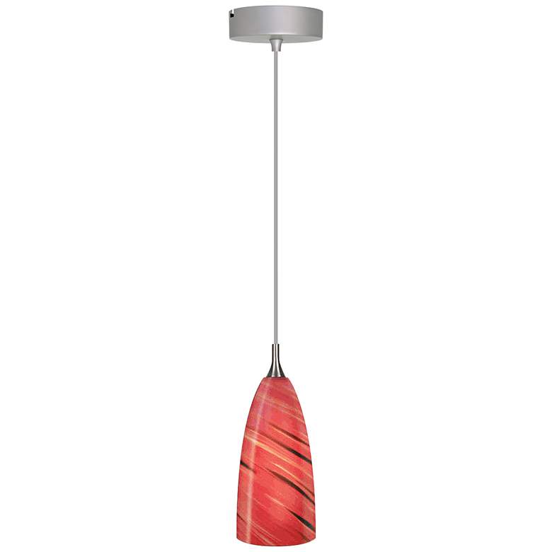 Image 1 Elco 3 1/2" Wide Mars Glass Freejack Mini Pendant