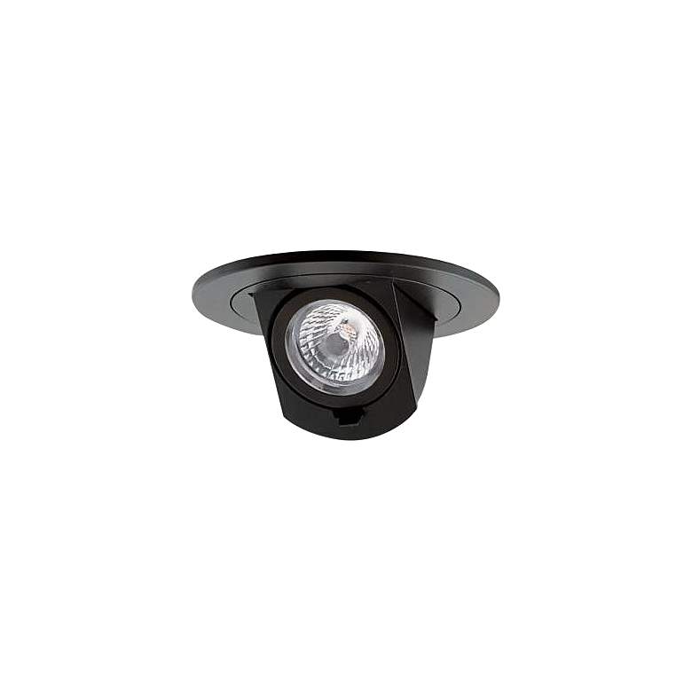Image 1 Elco 4" Black LED Adjustable Pull-Down Insert Recessed Trim