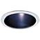 Elco 5" Black with White Ring Reflector Recessed Light Trim