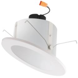 Elco 6&quot; White Sloped 5 Colors Ceiling LED Inserts Reflector Downlight
