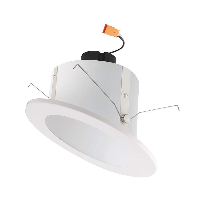 Image 1 Elco 6 inch White Sloped Ceiling 2700K LED Reflector Downlight