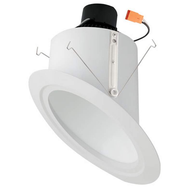 Image 1 Elco 6" White Super Sloped 5 Colors LED Inserts Reflector Downlight