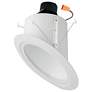 Elco 6" White Super Sloped 5 Colors LED Inserts Reflector Downlight