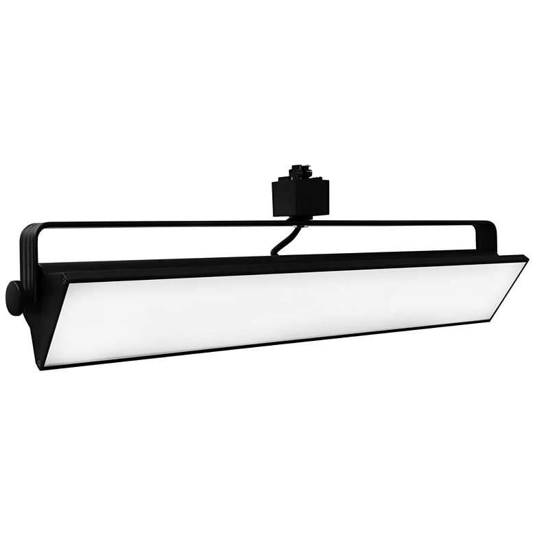 Image 1 Elco LED Pipe Black 40 Watt 3-CCT  Wall Washer Track Head