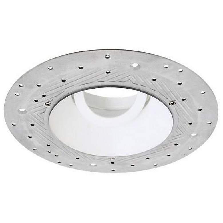 Image 1 Elco Pex 4" White Twist and Lock Smooth Reflector Trim