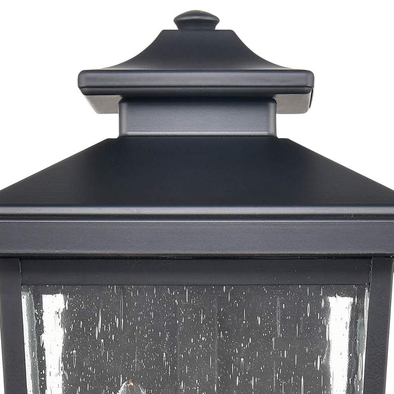Image 2 Eldrick 17" High Black Outdoor Lantern Wall Light more views