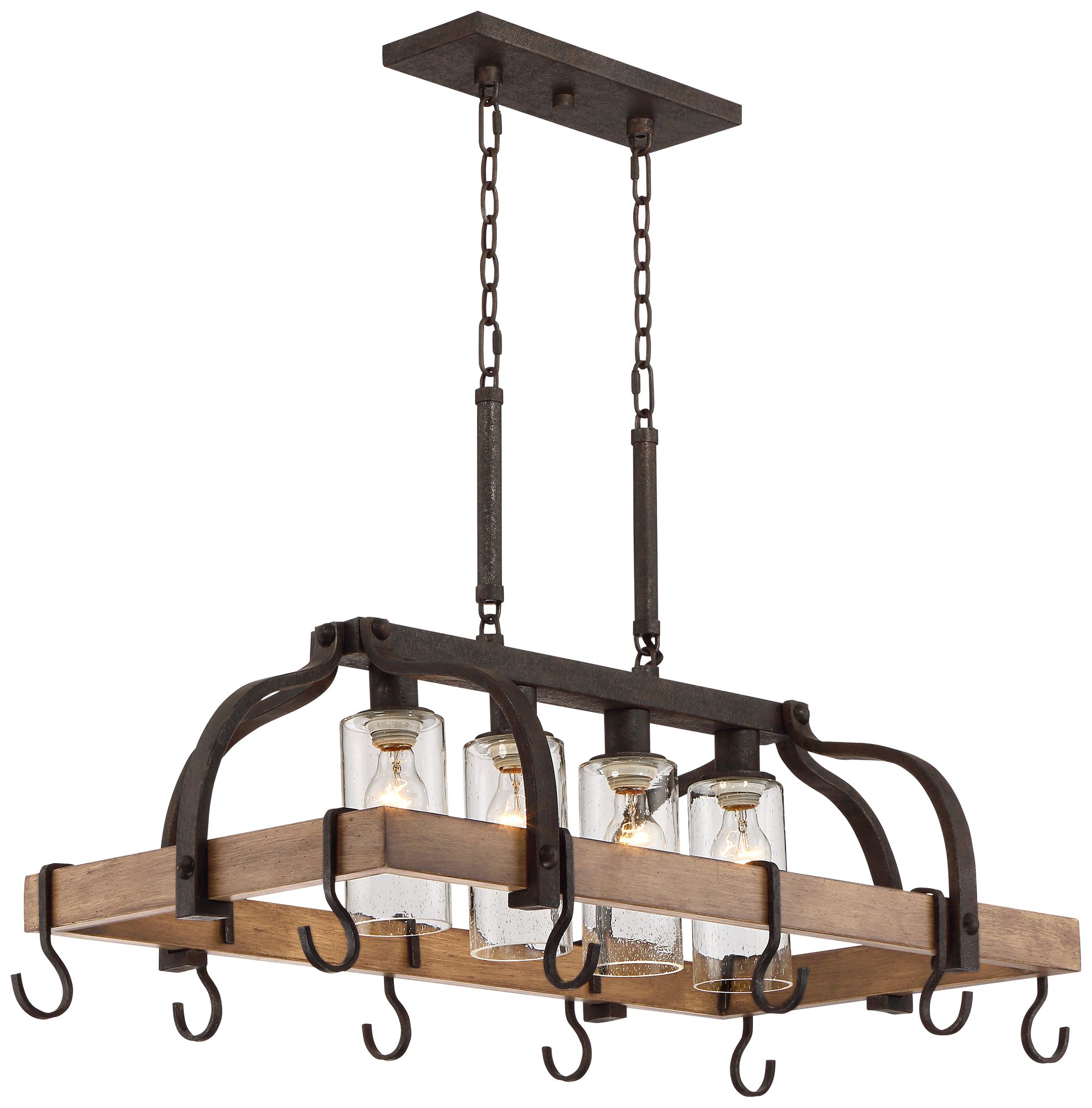 eldridge pot rack chandelier