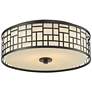 Elea 16 1/4" Wide Bronze Ceiling Light