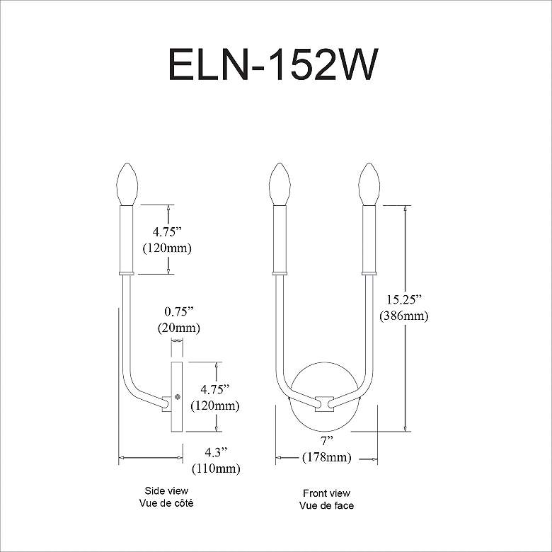 Image 4 Eleanor 15 1/4" High Aged Brass 2-Light Wall Sconce more views