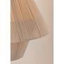 4_Eleanor 20" Wide Aged Brass and Natural Cotton Pendant Light more views