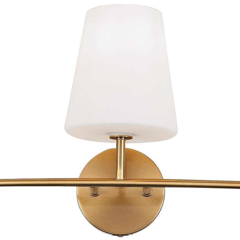 Image 3 Eleanor 26" Wide Aged Brass 3-Light Vanity Bath Light more views