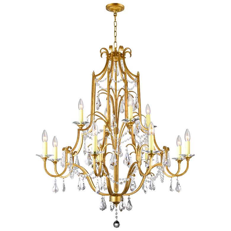 Image 1 Electra 12 Light Up Chandelier With Oxidized Bronze Finish