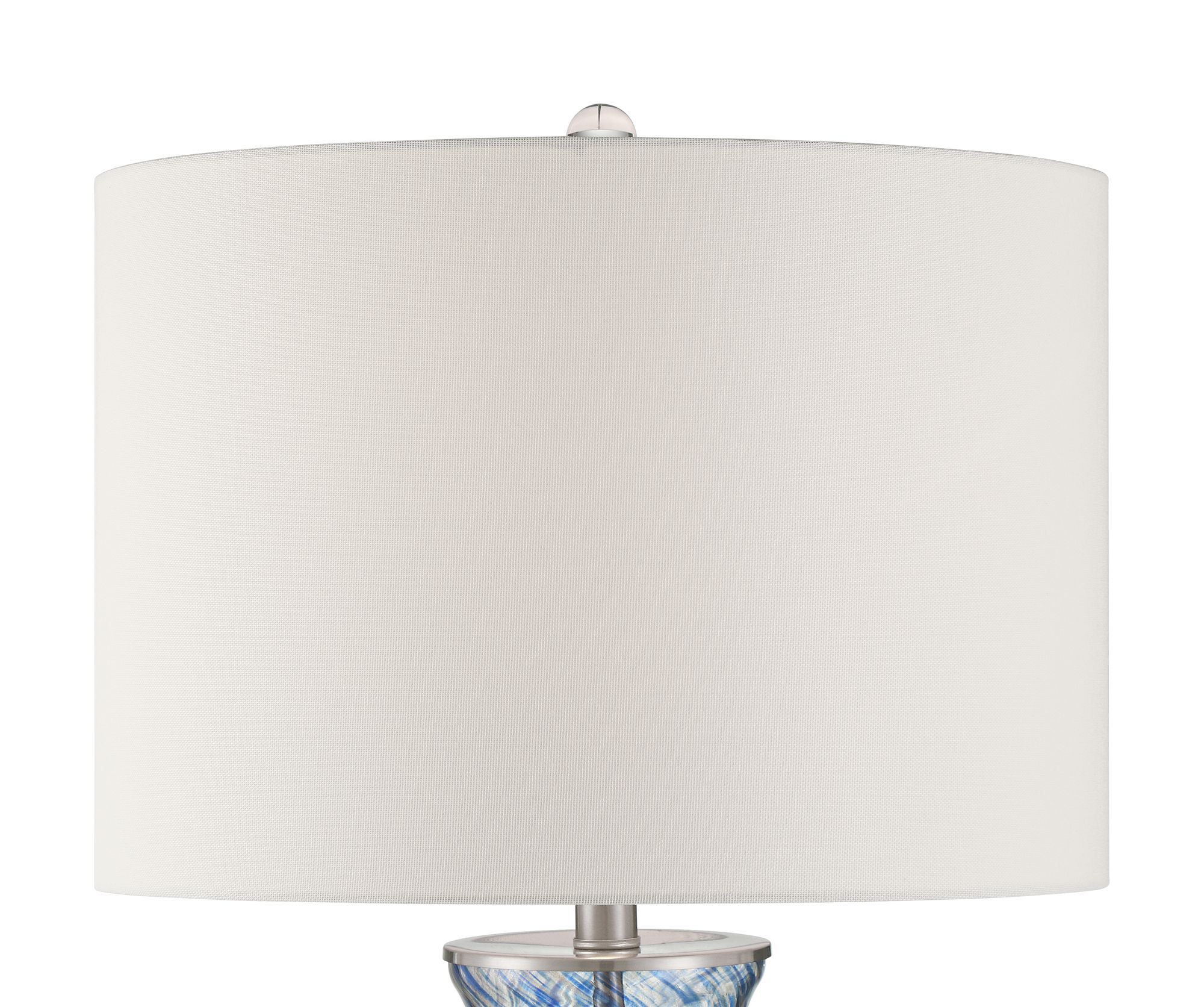 Image 3 Electra 27 3/4" High Modern Blue Art Fluted Glass Table Lamp more views