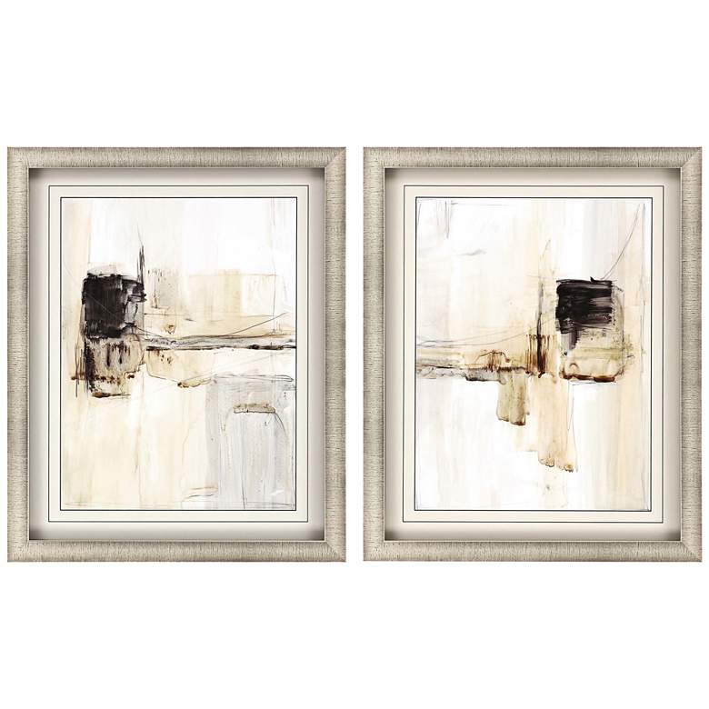 Image 2 Electrical Grid 31 inch High 2-Piece Framed Giclee Wall Art