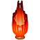 Eleele Hand-Crafted Red Marble Table Lamp