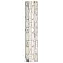 1_Elegance 23 1/2"H Polished Nickel Crystal LED Wall Sconce