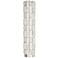 Elegance 23 1/2"H Polished Nickel Crystal LED Wall Sconce