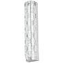 3_Elegance 23 1/2"H Polished Nickel Crystal LED Wall Sconce more views