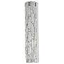 5_Elegance 23 1/2"H Polished Nickel Crystal LED Wall Sconce more views
