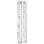 6_Elegance 23 1/2"H Polished Nickel Crystal LED Wall Sconce more views