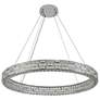 7_Elegance 39 1/2" Wide Polished Nickel Crystal LED Chandelier more views