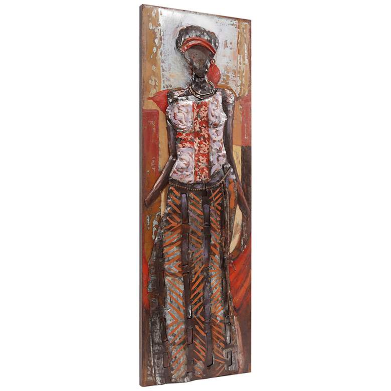 Image 6 Elegance 60 inch High Mixed Media Metal Dimensional Wall Art more views