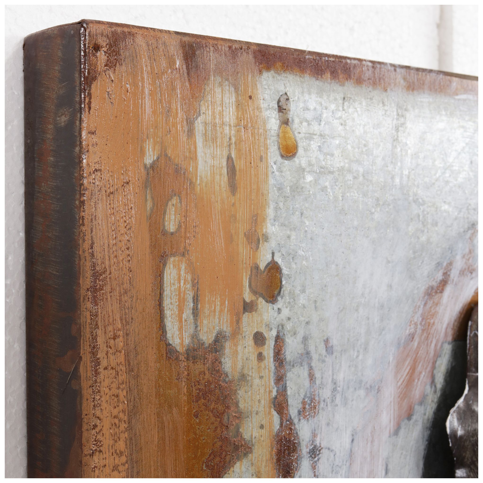 Elegance 60" High Mixed Media Metal Dimensional Wall Art in scene