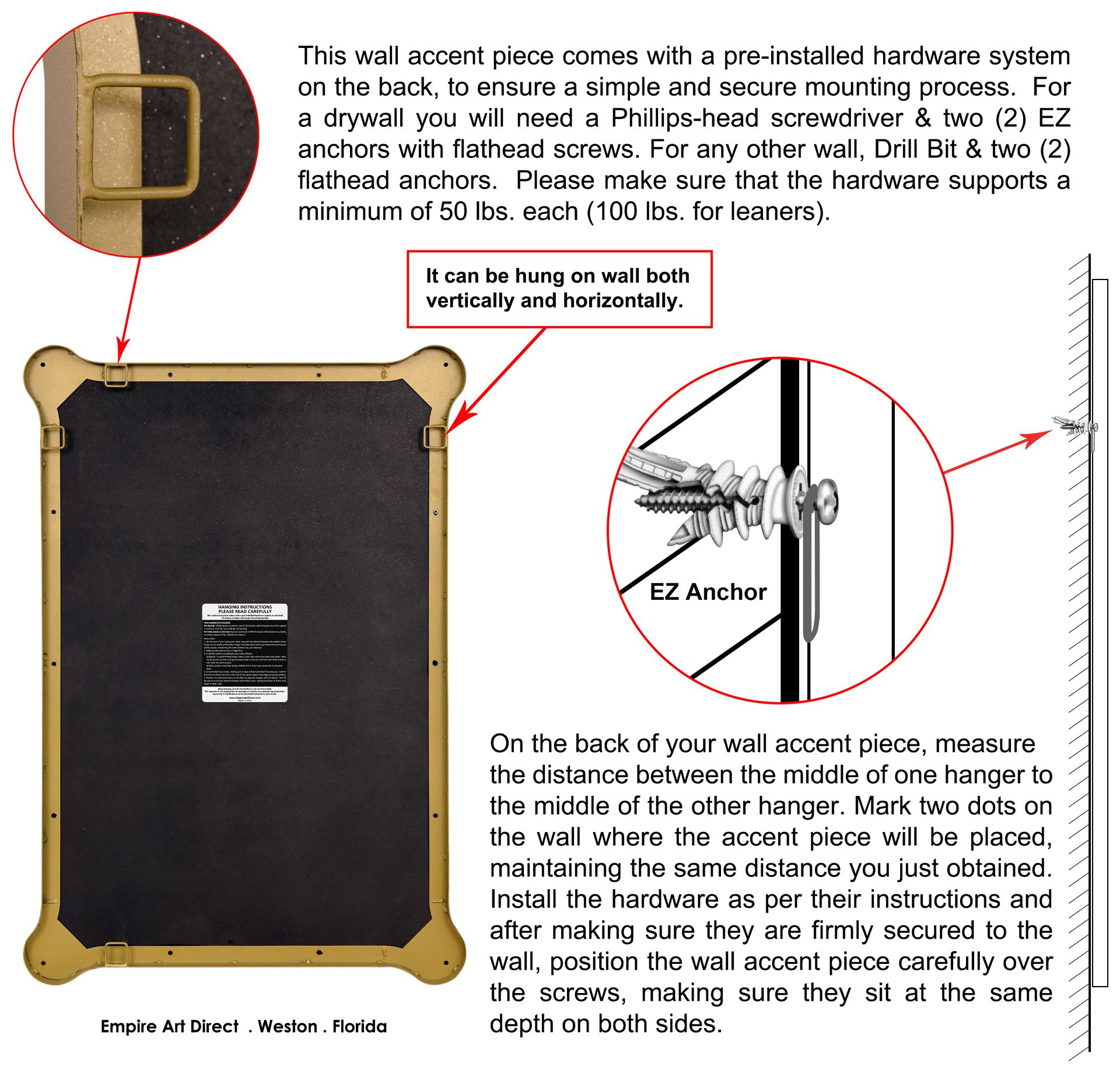Image 7 Elegance Rectangular Wall Mirror with Half Sphere Corner more views