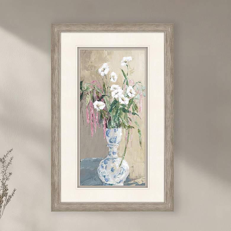 Image 1 Elegance Unfolded I 28"W x 44"H Framed Art