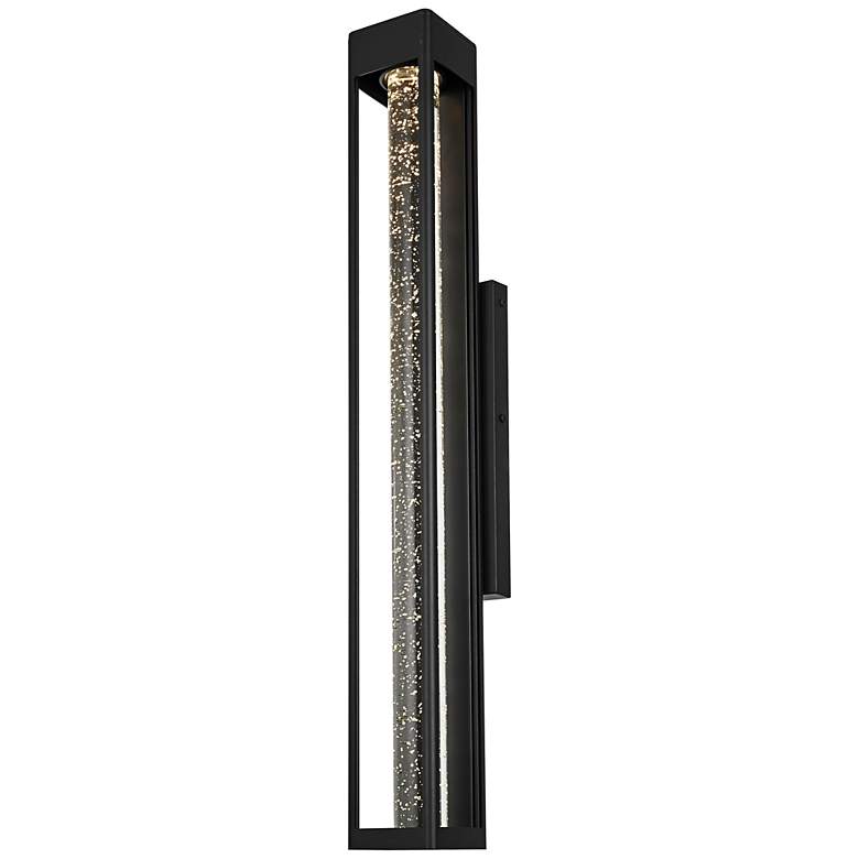 Image 3 Elegant Amaris 32 inch LED Outdoor Wall sconce in Black more views