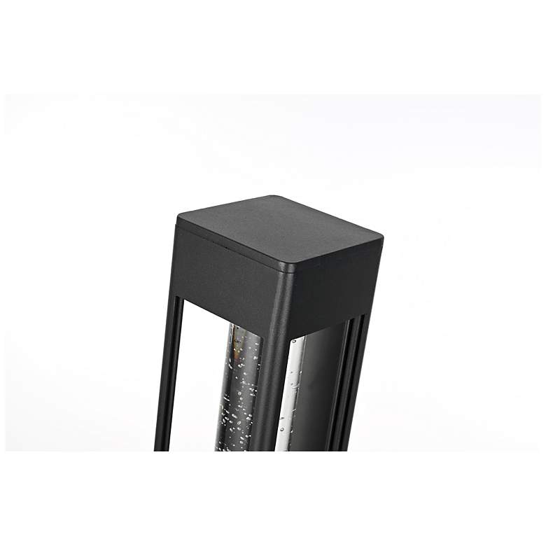 Image 4 Elegant Amaris 32 inch LED Outdoor Wall sconce in Black more views