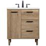 3_Elegant Baldwin 30 In. Bathroom Vanity In Natural Oak