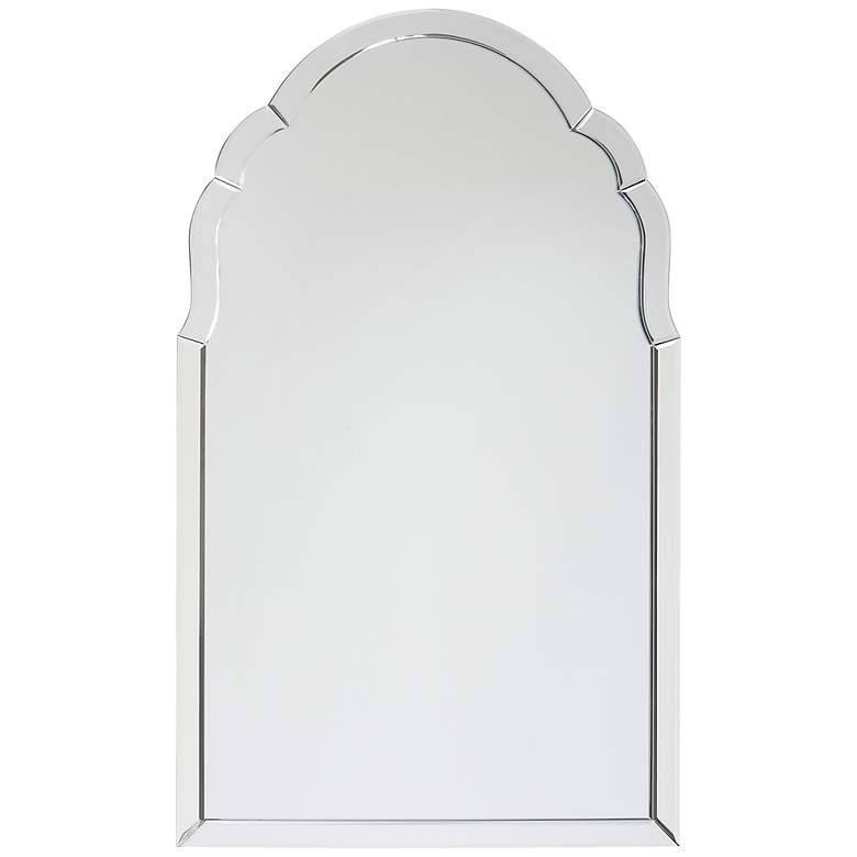 Image 2 Elegant Beveled II 24 inch x 40 inch Arched/Crowned Top Wall Mirror