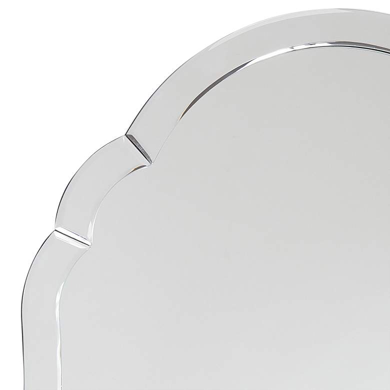 Image 3 Elegant Beveled II 24" x 40" Arched/Crowned Top Wall Mirror more views