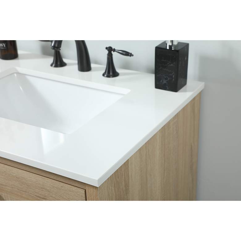 Image 6 Elegant Boise 30 In. Bathroom Vanity In Mango Wood more views