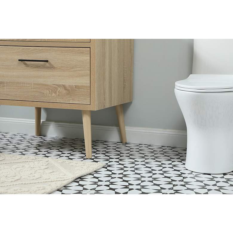 Image 7 Elegant Boise 30 In. Bathroom Vanity In Mango Wood more views