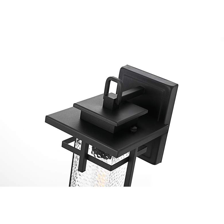 Image 4 Elegant Cambria 6 Inch Outdoor Wall Sconce in Black more views