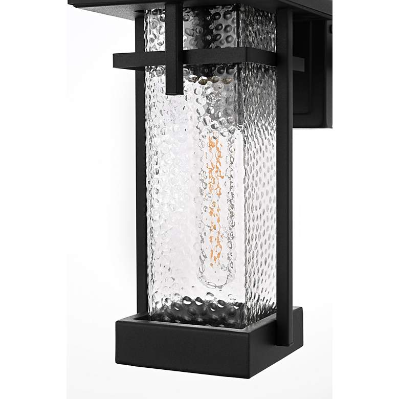 Image 5 Elegant Cambria 6 Inch Outdoor Wall Sconce in Black more views