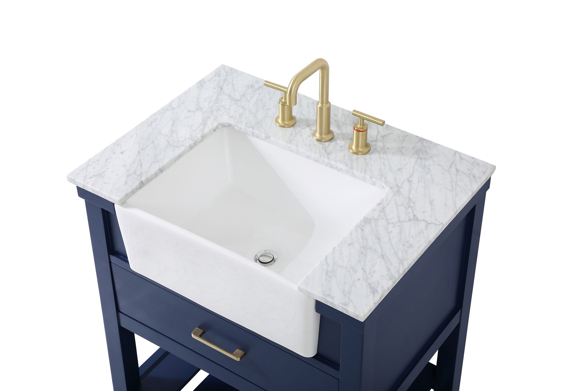 Elegant Clement 30 In. Bathroom Vanity In Blue